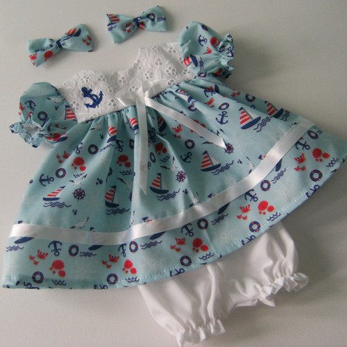 Nautical dress x - x, clips