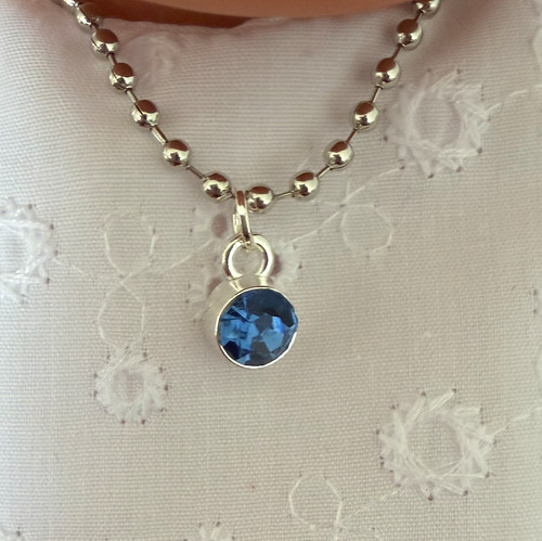 Dolls necklace silver - dolls, chain