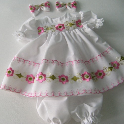 Pink white dress 2 - &, dress,