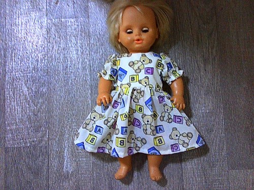 Dolls dress fits - 14-15-16",