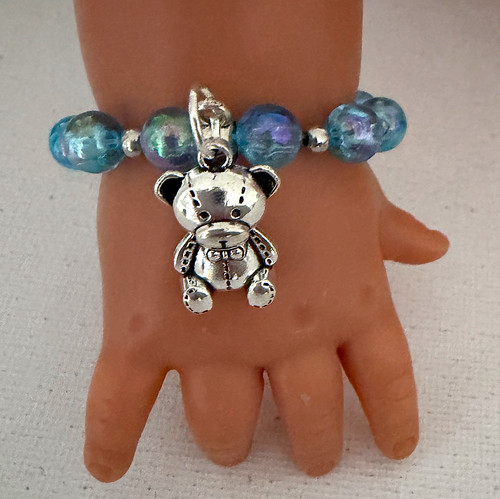 Dolls bracelet blue and - blue,