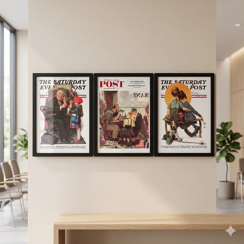 Norman rockwell framed prints - framed,
